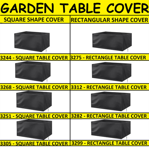 Waterproof black woven table - woven,