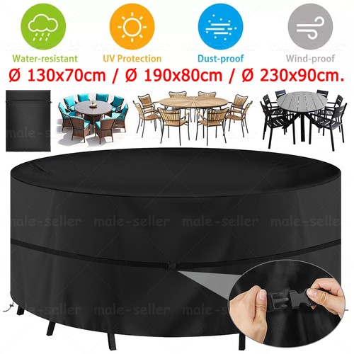 Round furniture cover heavy - furniture,