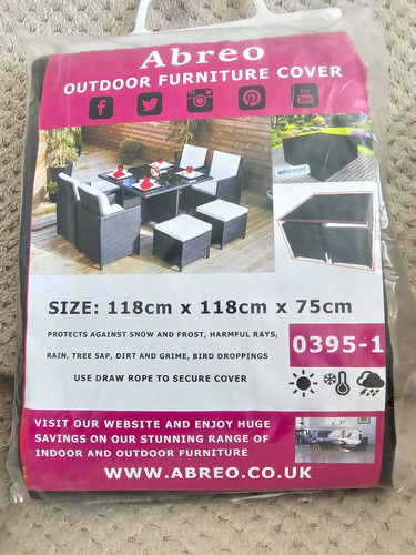 Abreo black outdoor furniture - black,